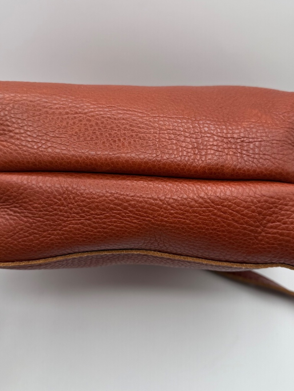 Portland Leather Goods Maple or Sedona Mini Classic Snap Crossbody Tote VGUC - Picture 6 of 12